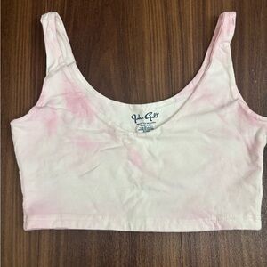 Brandy Melville Pink Tie-Dye Women's Crop Top
